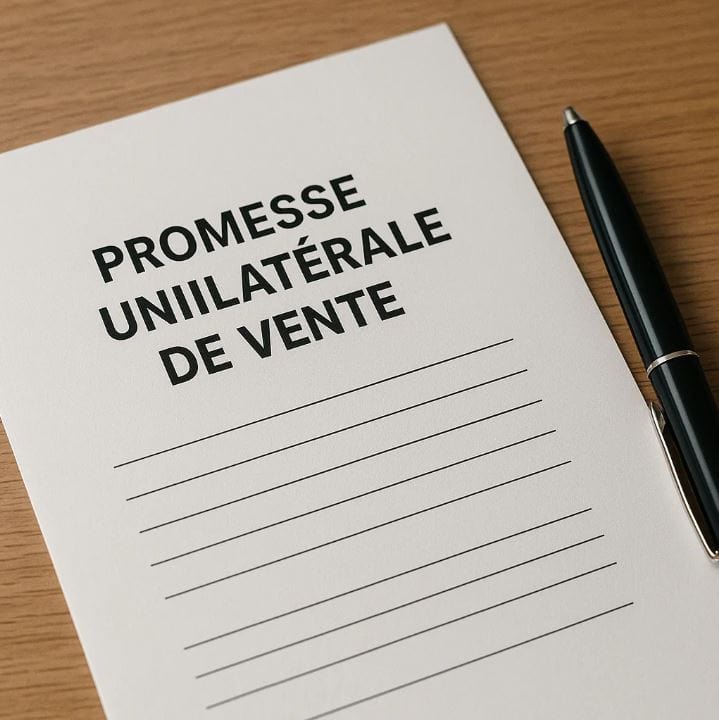 promesse unilatérale de vente