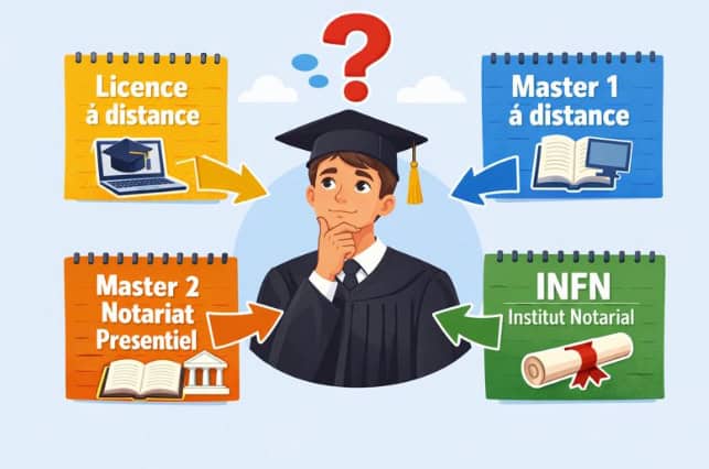 Études notariales à distance les options